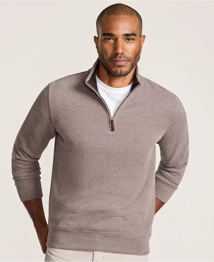 Men's Bedford Rib Quarter Zip Pullover Sweater - thumbnail 10