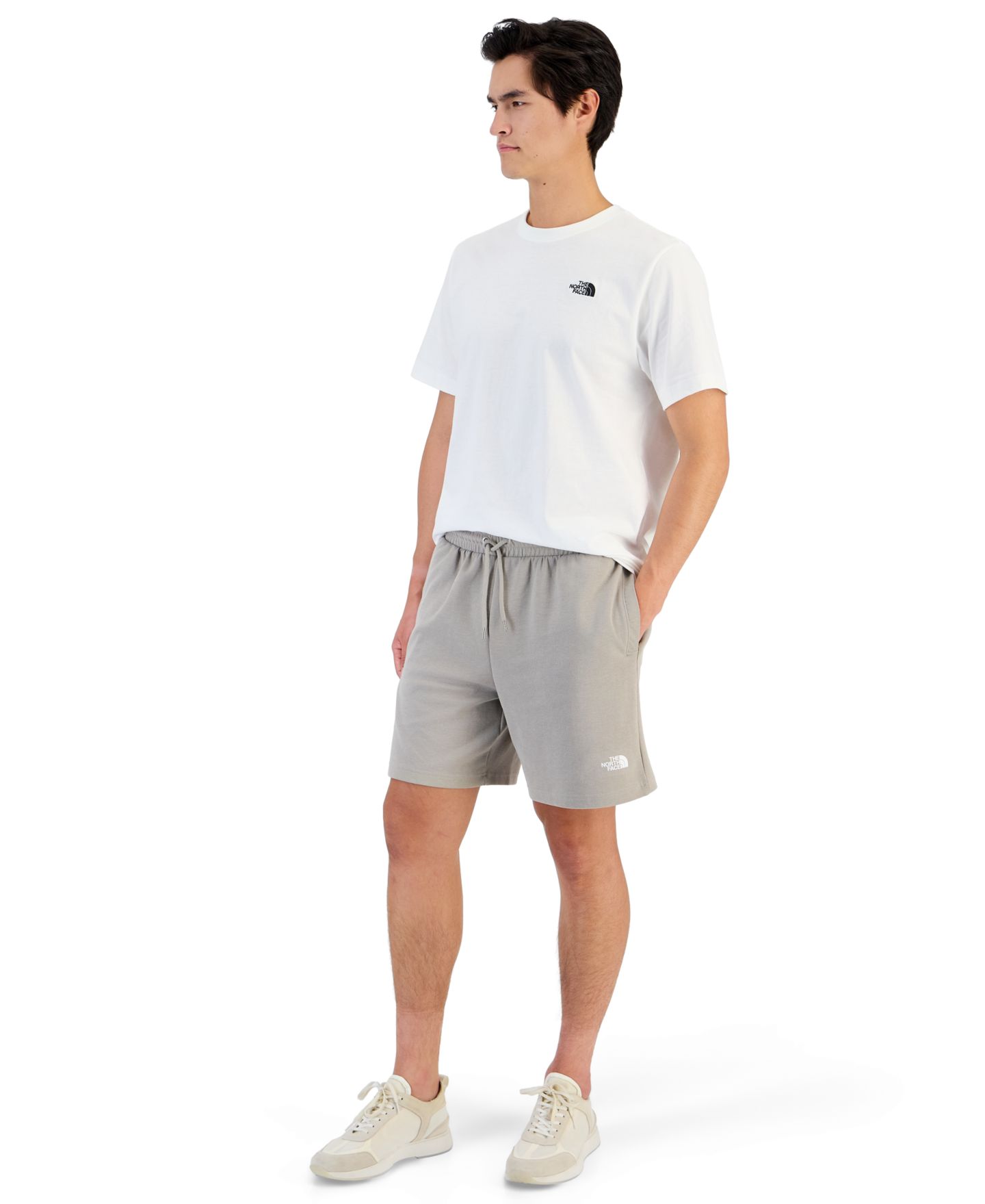 Мужские шорты The North Face Double Knit Pull-On, 7" Inseam, цвет: Серо-бежевый — фото 2