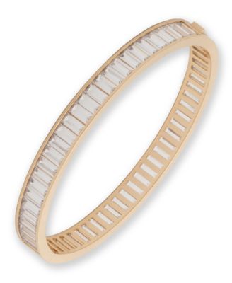 Cubic Zirconia Baguette Bangle Bracelet