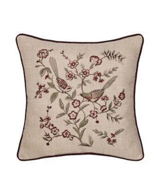 The Grove Embroidered Decorative Pillow, 18" x 18"