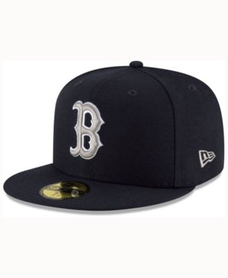 New Era Boston Red Sox Navy Gray White 59FIFTY Cap
