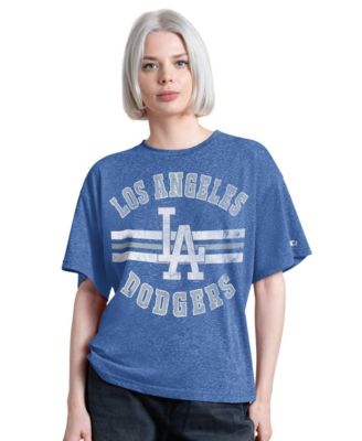 Women's Royal Los Angeles Dodgers Jump Shot Boyfriend Tri-Blend T-Shirt