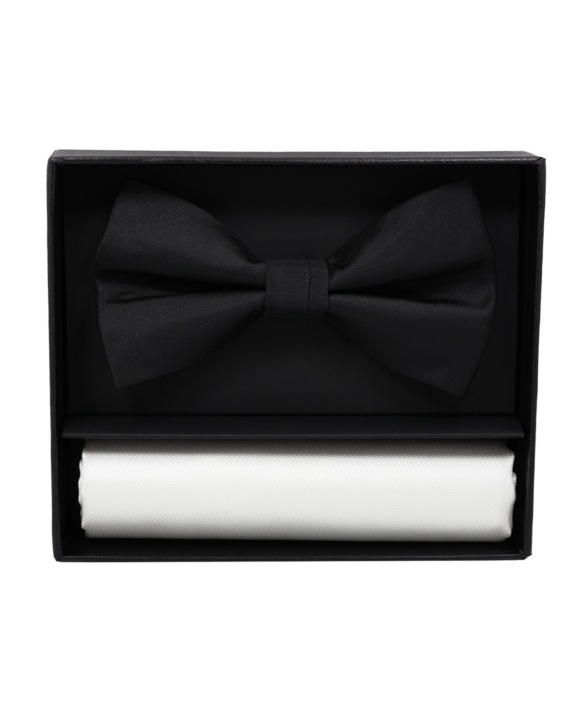 Nicole Miller Men's Pre-Tied Bow Tie and Pocket Square, 2-Piece Set