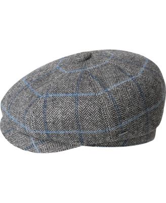 Wool-Blend Herringbone Convertible Earflaps 8/4 Cap Newsboy