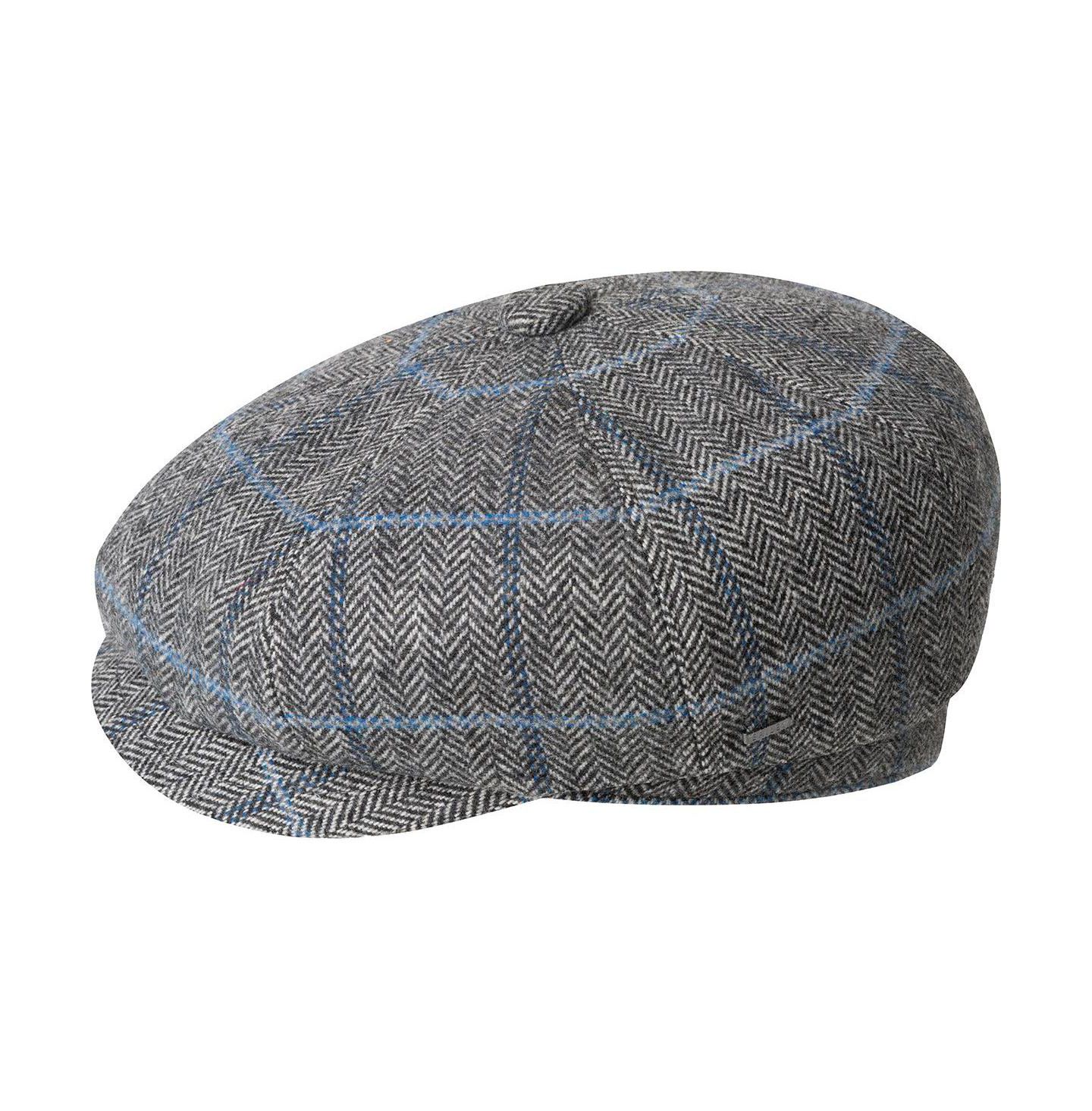 Мужская кепка Bailey 1922 Wool-Blend Herringbone Convertible Earflaps 8/4 Newsboy, цвет: Avion — фото 1