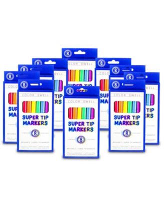 Super Tip Bulk Markers, 10 Packs, 8 per Pack