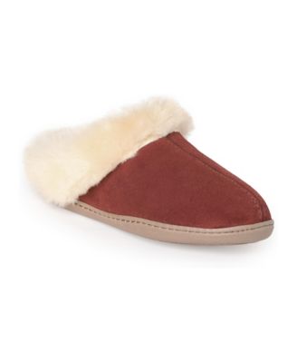Women's Sheepskin Mule Padded Insole Slippers
