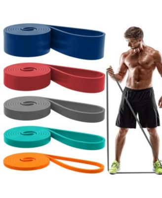 5 Pack Resistance Pull Up Bands Workout Set For Men Women Fitness