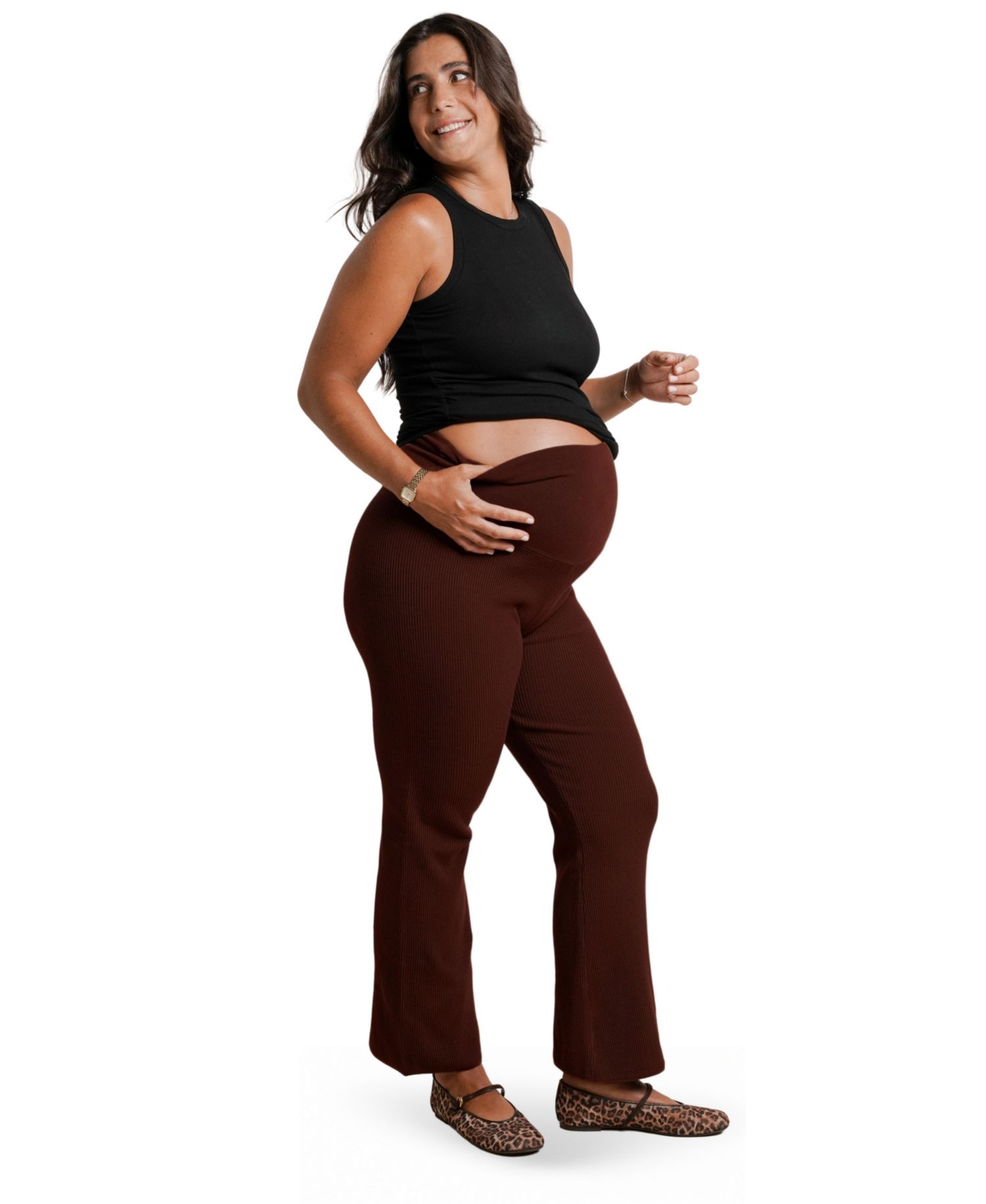Women's NOM Georgina Foldover Knit Pants
