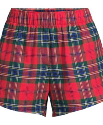 Women's Flannel Sleep Shorts