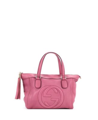 Small Soho Zip Tote Leather