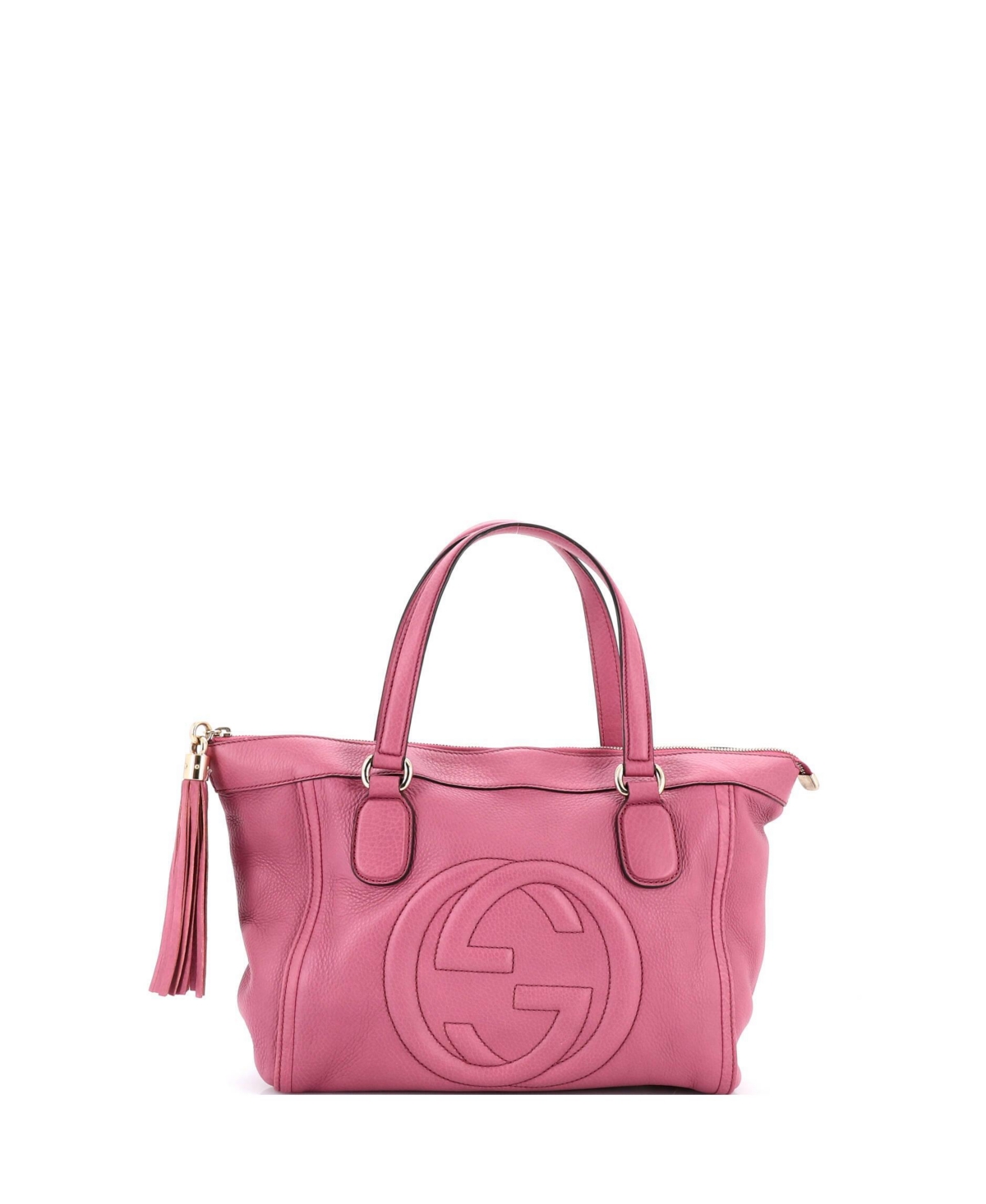 Pre-Owned Gucci Small Soho Zip Tote Leather