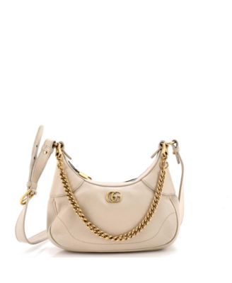 Small Aphrodite Zip Shoulder Bag Leather