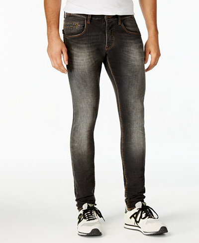 Armani Jeans Men's Slim-Fit Black Stretch Jeans