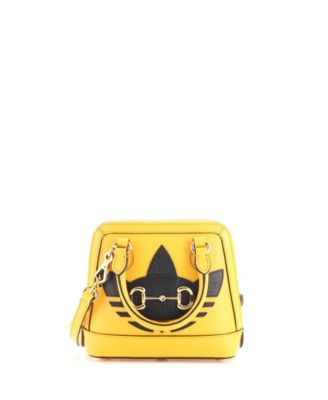 Mini x Adidas Horsebit 1955 Top Handle Bag Leather with Applique