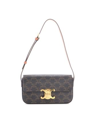 Triomphe East-West Shoulder Bag Triomphe Coated Canvas