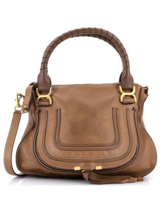 Medium Marcie Satchel Leather