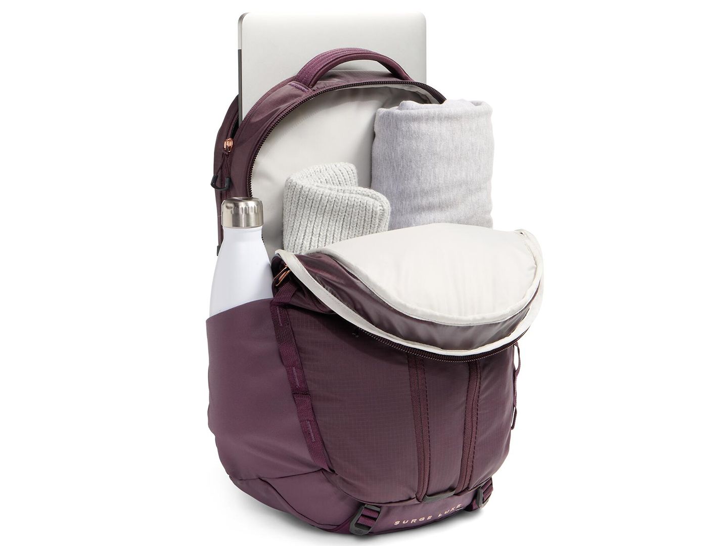 Рюкзак The North Face Surge Luxe Messenger, цвет: Белый дюнный — фото 12