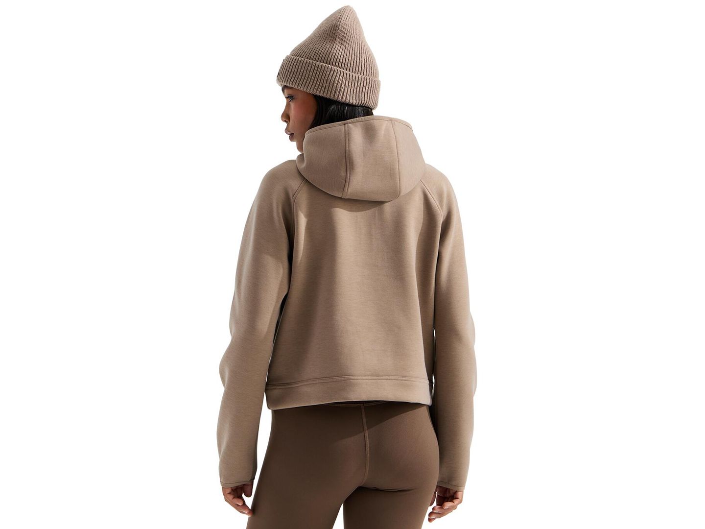 Женское худи The North Face Jaida Quarter Zip, цвет: Бордовый — фото 10