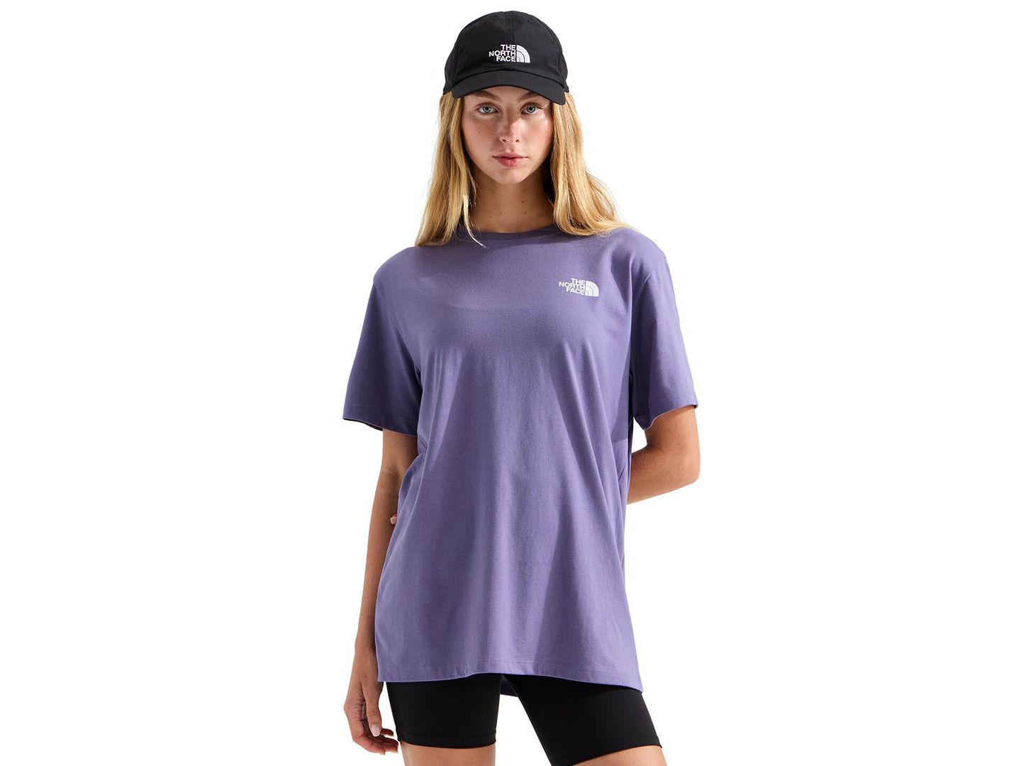 Женская футболка The North Face Short-Sleeve Core Box NSE, цвет: Чёрный / Белый — фото 7