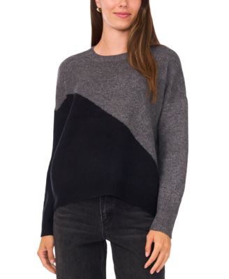 Women's Vertical Colorblock Sweater