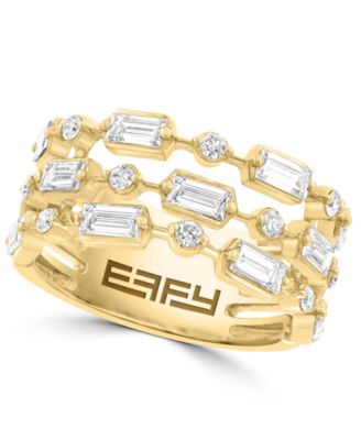 Lab-Grown Diamond Ring (1-1/5 ct. t.w.) in 14k Yellow Gold