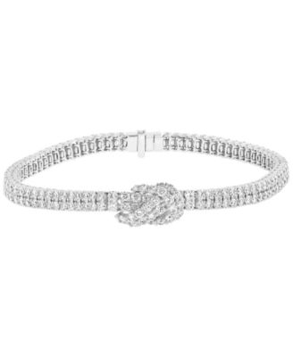 Lab-Grown Diamond Tennis Bracelet (5-1/2 ct.t.w.) in 14k White Gold