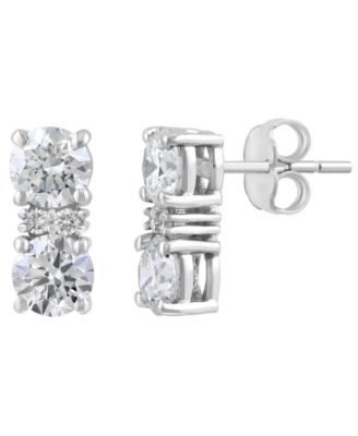 Lab-Grown Diamond Earrings (2-1/20 ct. t.w.) in 14k White Gold