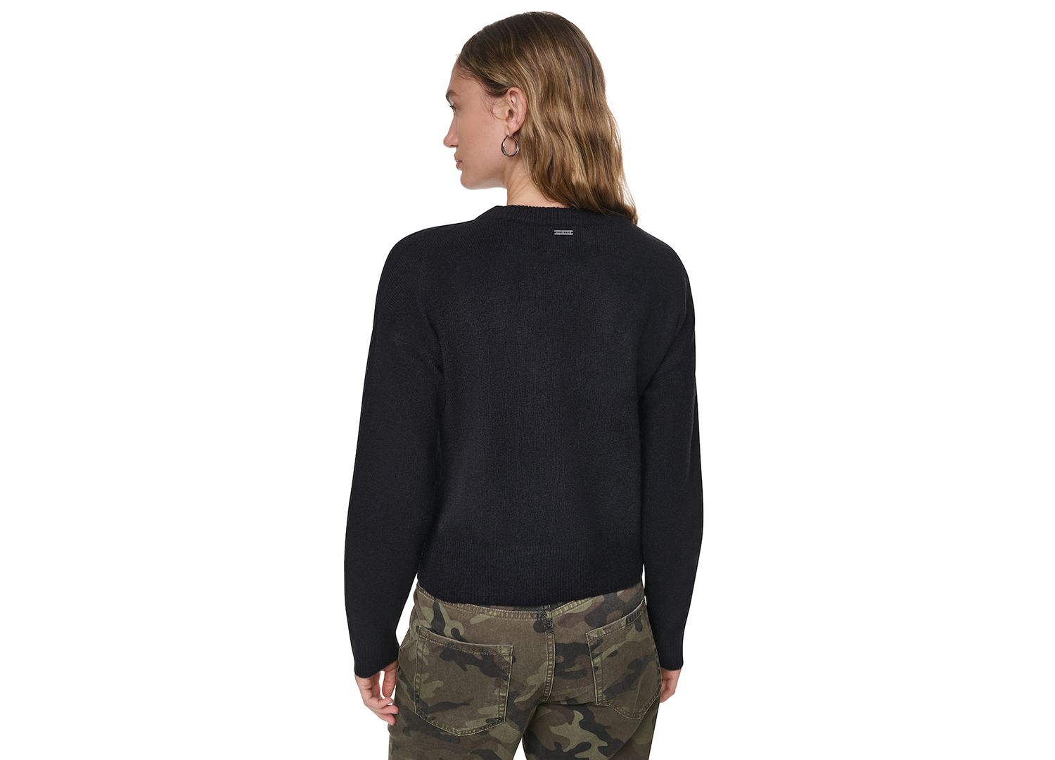 Women's Asymmetric Detailed Crewneck Sweater