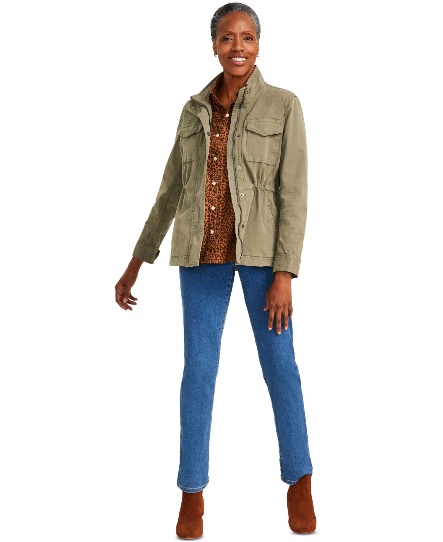 Женские облегающие джинсы с высокой посадкой и прямыми штанинами