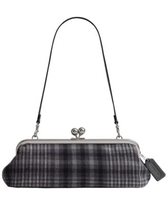 Kiss-Lock Plaid Small Frame Handbag 30