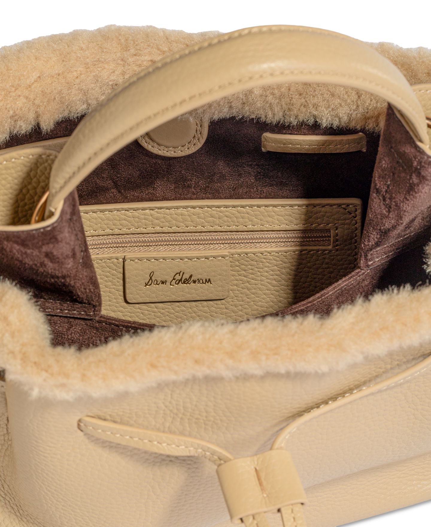 Женская сумка Sam Edelman Kate Small Crossbody, цвет: Рыжевато-коричневый — фото 4