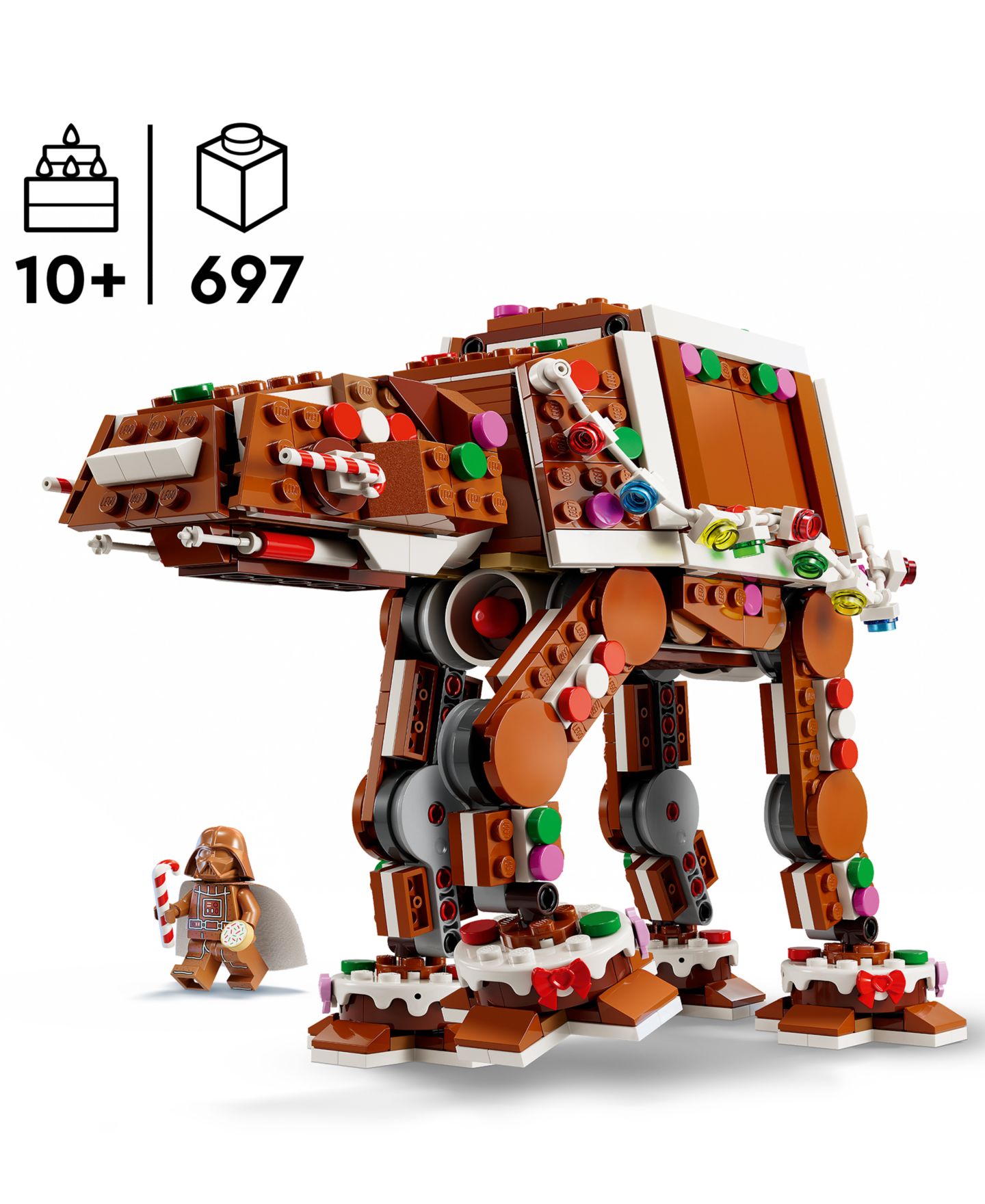 LEGO® Конструктор LEGO Star Wars «Пряничный At-At» 40806, 697 деталей, от 10 лет — фото 3