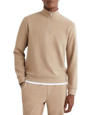 Men's Bossa Funnel Neck Cotton-Blend Half-Zip Pullover