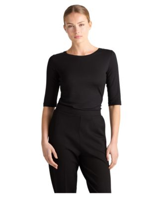 Women's Caline Jersey 3/4-Sleeve Fitted T-Shirt