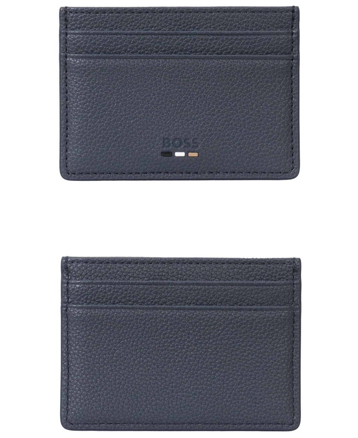 Hugo Boss Men's Ray Slim Faux Leather Card Case