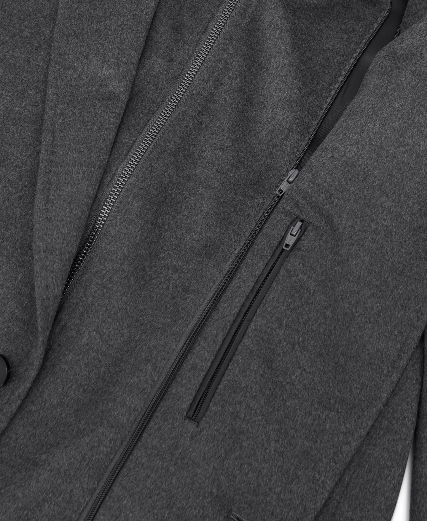 Мужской приталенный однобортный блейзер Reiss Patch из шерстяной смеси, цвет: Угольный — фото 4