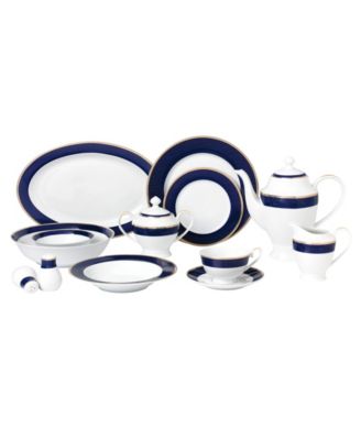 Midnight 57-Pc. Dinnerware Set, Service for 8 