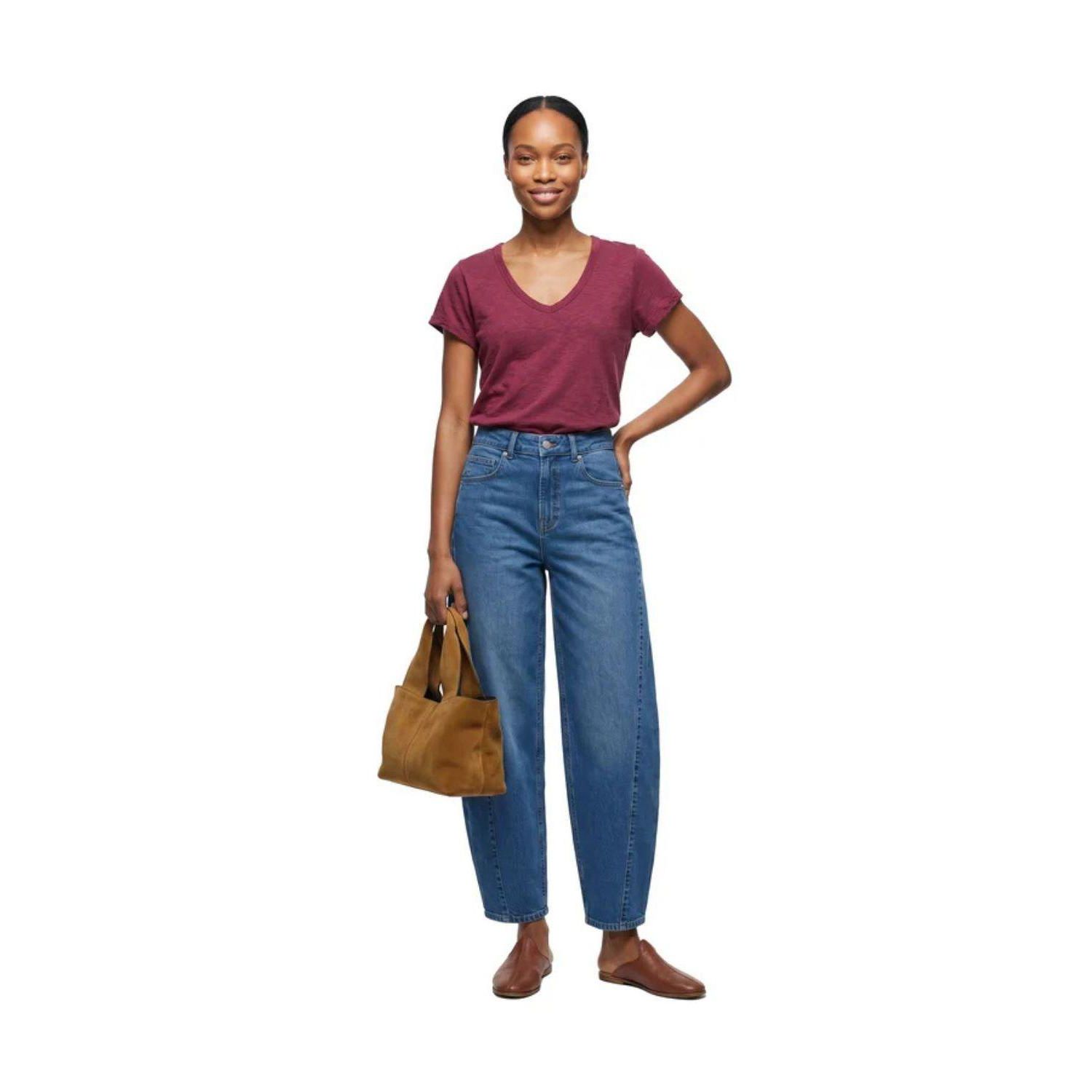 Women's Mid-rise Baggy Jeans