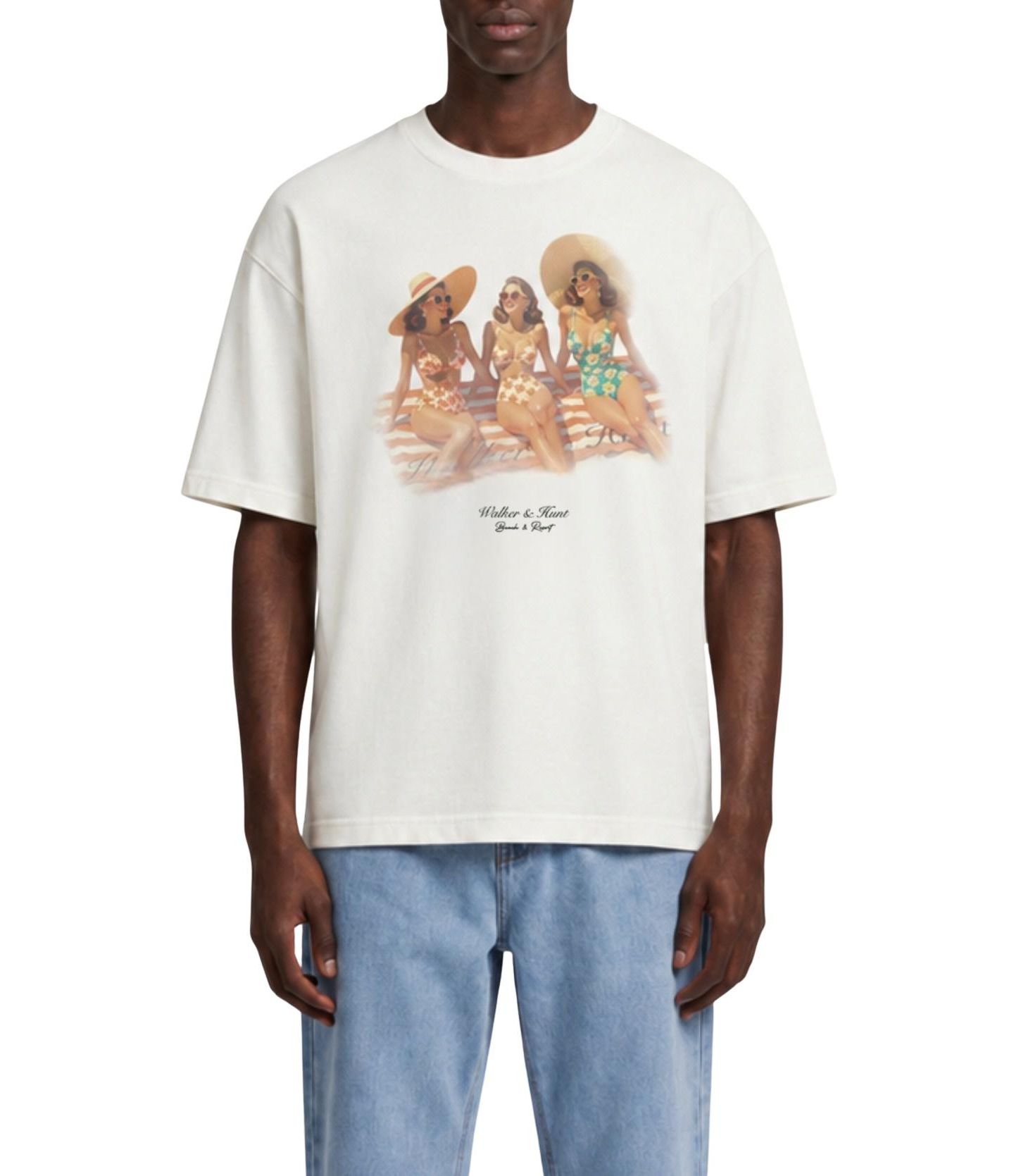 Мужская футболка Walker & Hunt Hot Girl Summer Short Sleeve — фото 1