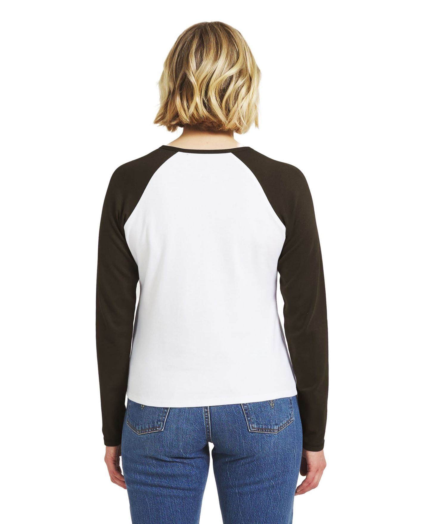 Женская футболка WEAR by Erin Andrews White/Pewter Tampa Bay Buccaneers Henley Long Sleeve Raglan — фото 2