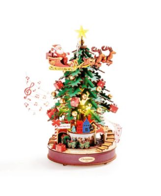 Christmas Music Dreamer 319-Piece 3D Wooden Puzzle Building Set, Ages 14+