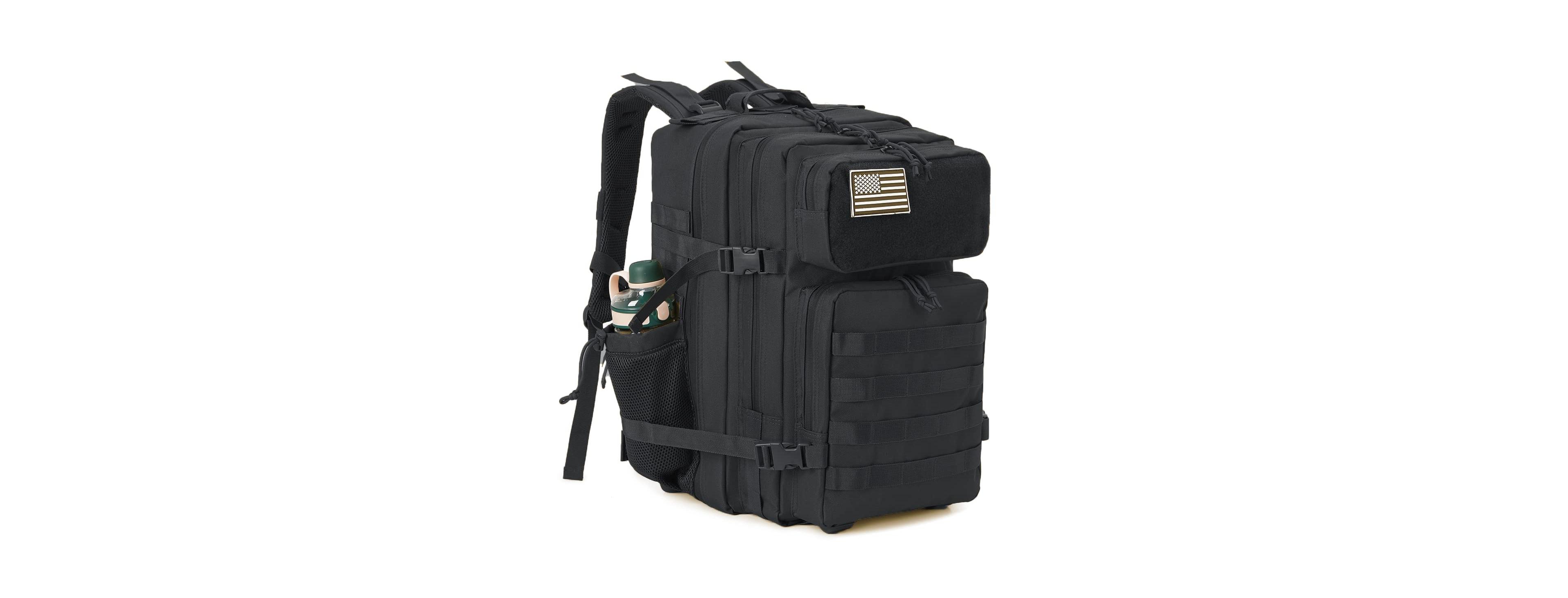 Aofar 45L Outdoor Camping Molle Daypack Hiking Rucksack Bottle Holder
