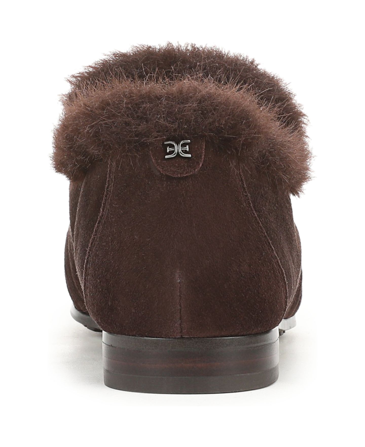 Женские туфли Sam Edelman Lana Fur Tassel Slip-On, цвет: Замшевый — фото 3