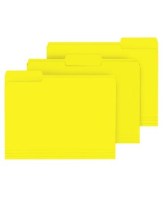 120 Pack Colored File Folders 1/3 Cut Tab Letter Size Organizer