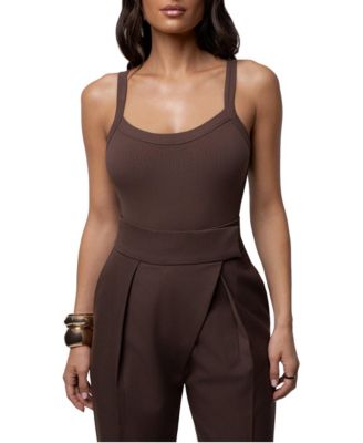 Women's Akito Ribbed Scoop Neck Bodysuit
