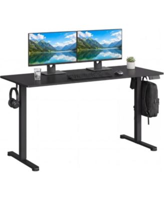 Electric Standing Desk 48 x 24 Inch, Height Adjustable Sit Stand Desk with 3 Memory Presets, Home Office Computer Desk