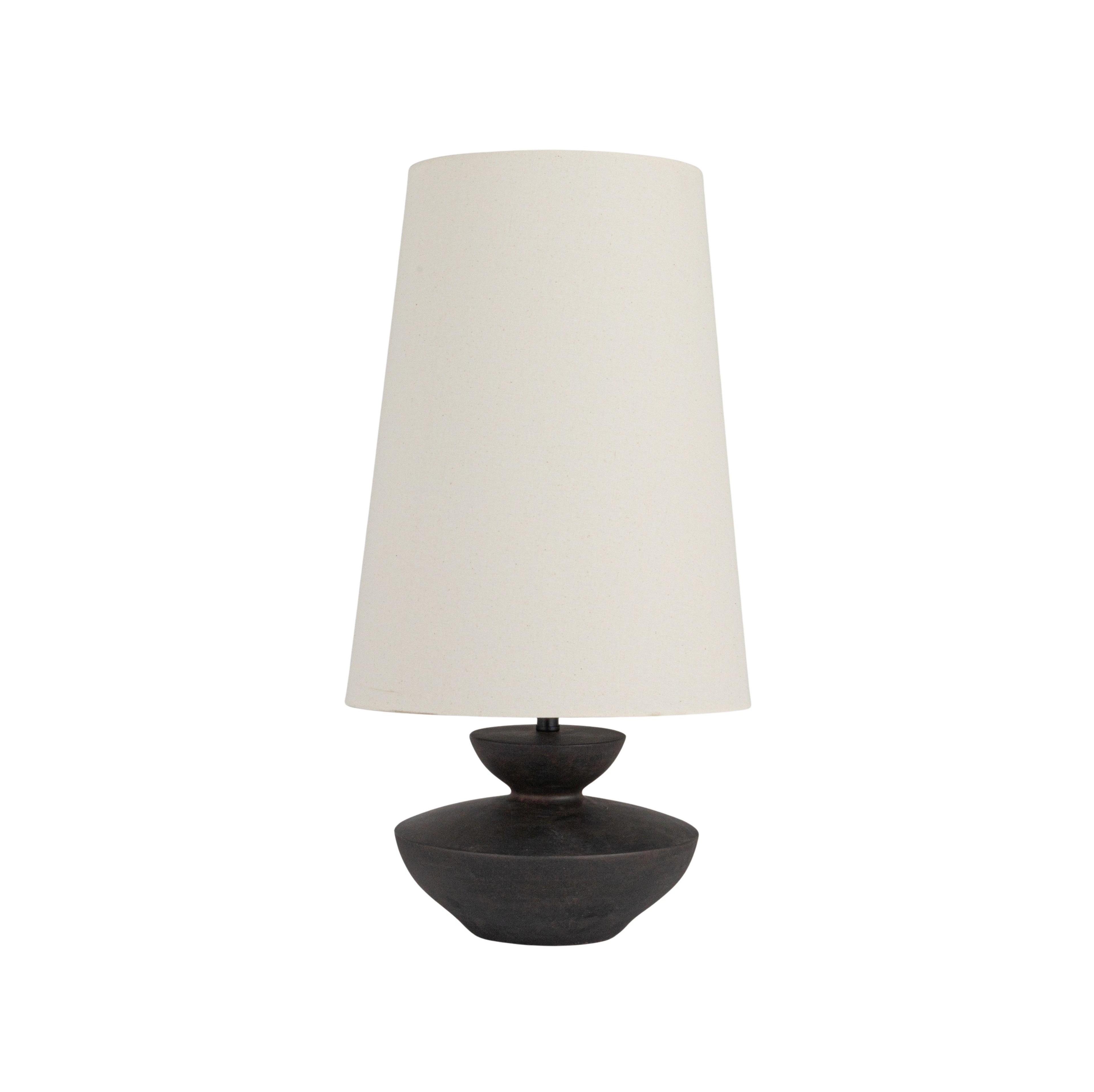 Storied Home Resin Table Lamp with Sculptural Base
