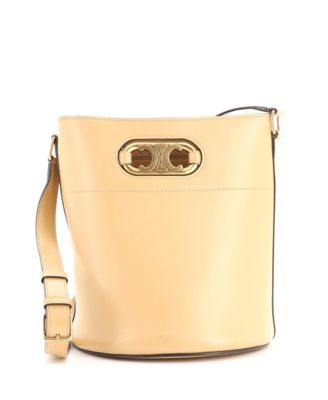 Medium Maillon Triomphe Bucket Bag Leather