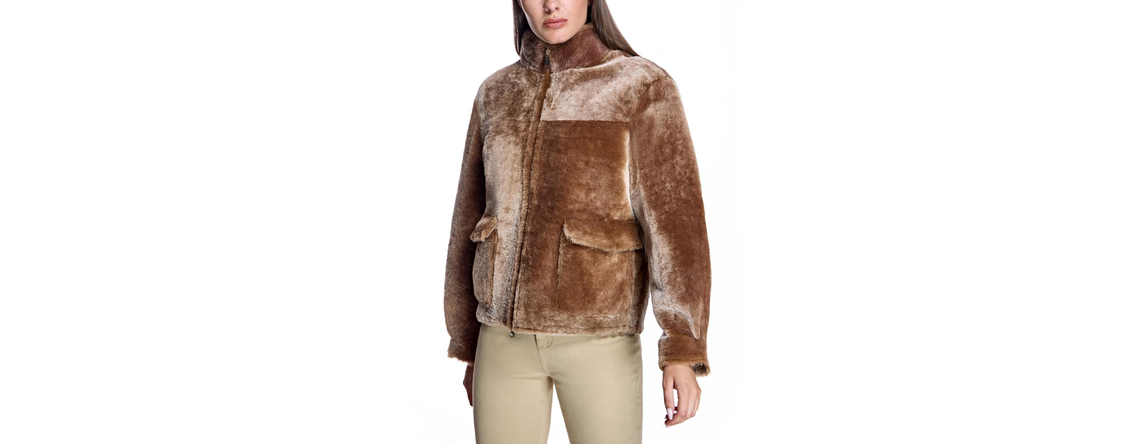 Julia & Stella By Maximilian Women's Shearling Lamb Jacket